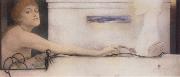 Fernand Khnopff The Offering painting